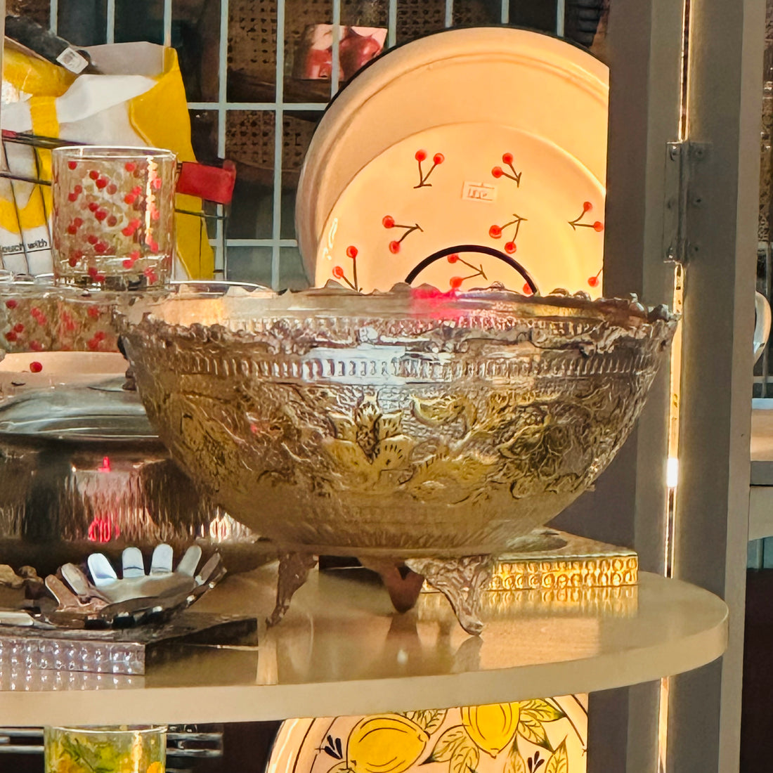 Gulzar Brass Footed Bowl