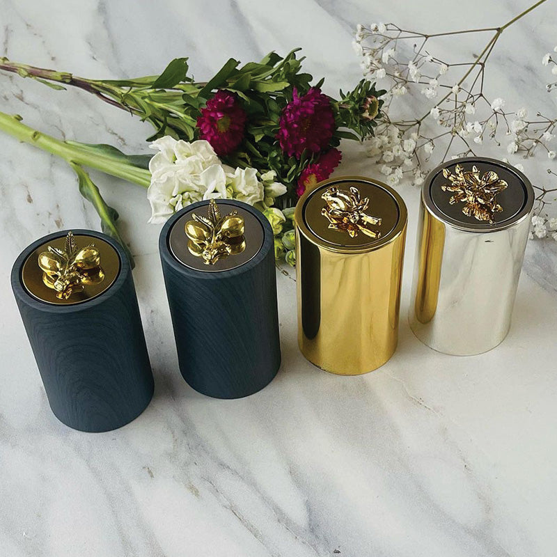 Toothpick Holder Silver Shiny