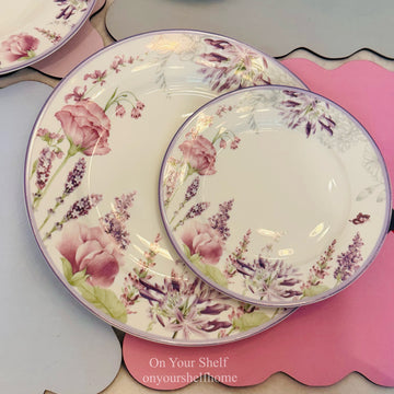 Lavender Meadow – 30 Piece Bone China Dinner & Tea Set