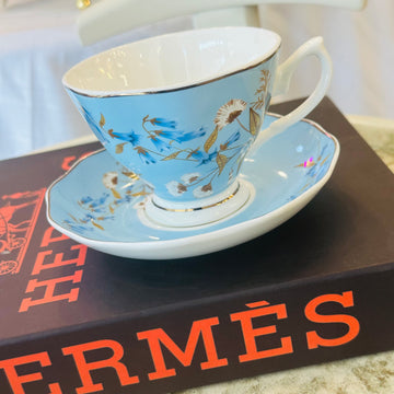 Blue Bell Whisper (Set Of Six Cups & Saucers)