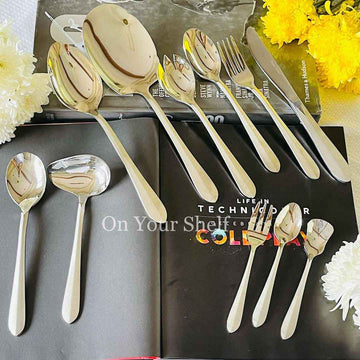 Elegant Cutlery Set Fine Ridge 80 pcs