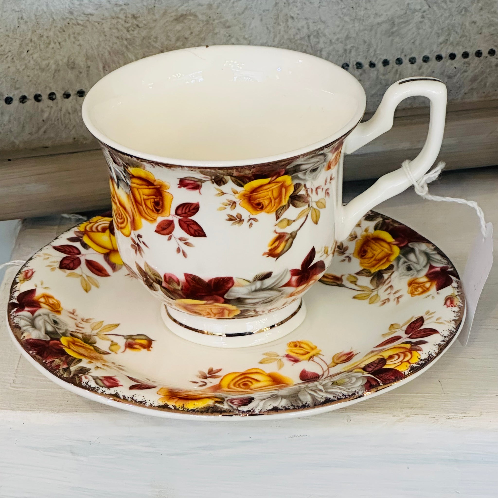 The Autumn Breeze (Set of Six Cups & Saucers