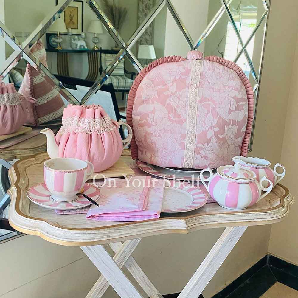 Tea Trolley Mats Pink NBK