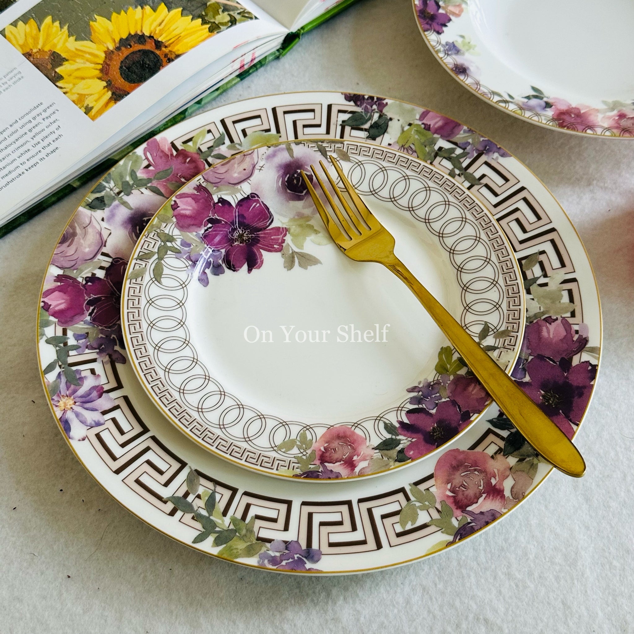 Amethyst Reverie (18 Piece Plate Set)