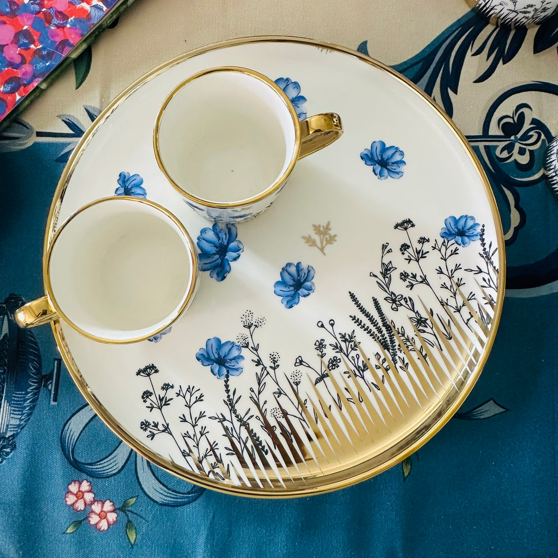 Blue Meadow Sonata (24 Piece Tea Set)