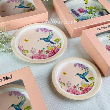 Melamine Plates-Pink Dusk/Quarter Plate