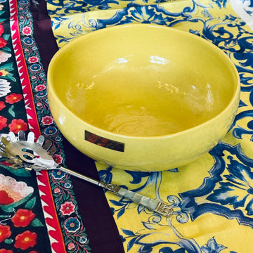 On Your Shelf Lemon Hearth Stoneware Bowl