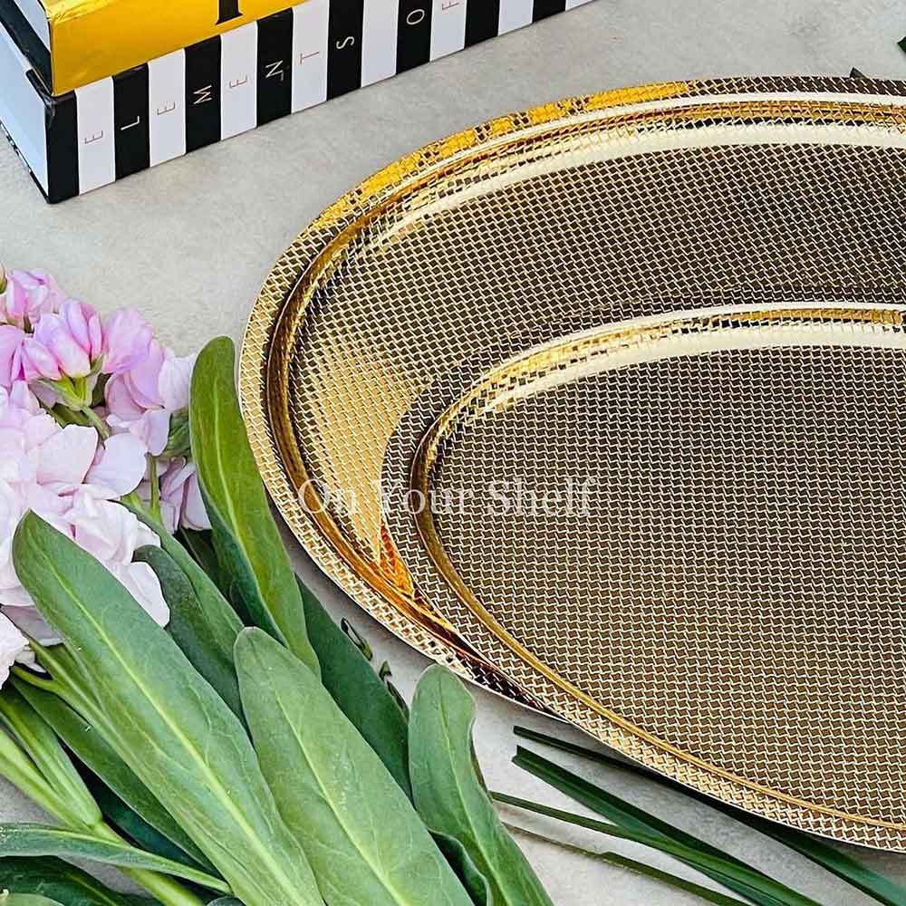 Tray Set Gold Arabian