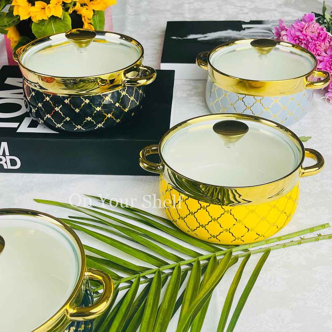 Taureen Pot Moroccan Vector - Green