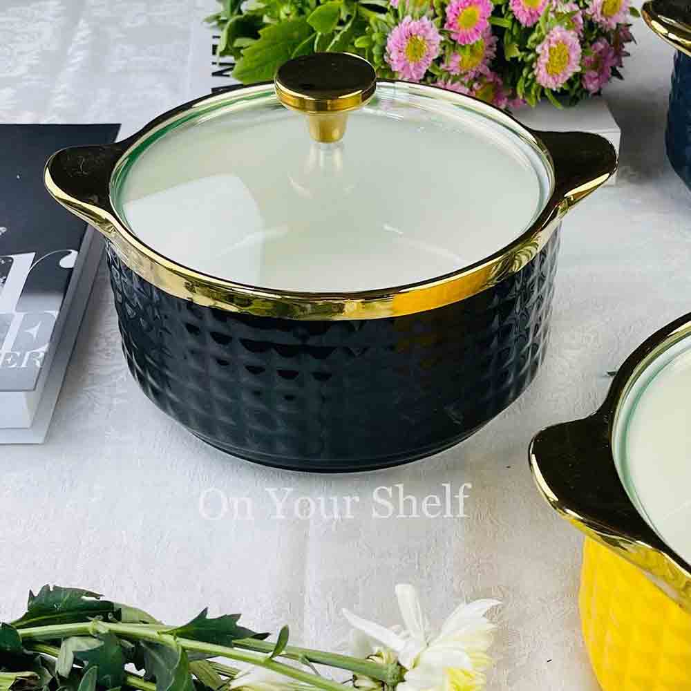 Taureen Pot Textured Large - Pink