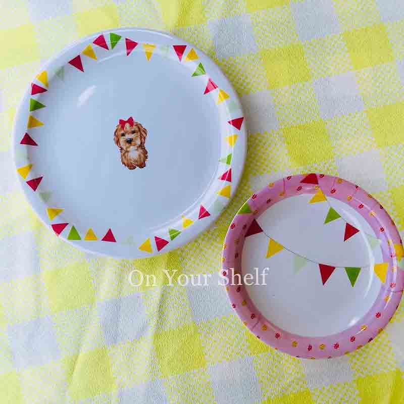 Melamine Plates - Puppy Pinata - Quarter Plate