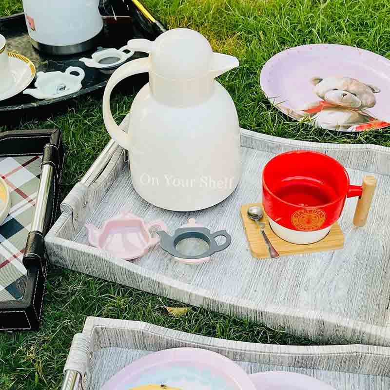 Thermos Flask Steel 1 Litre - White