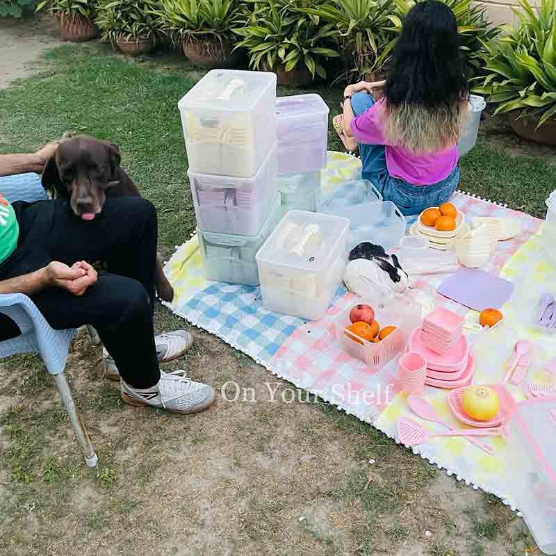 Picnic Set 60 Piece - Pink