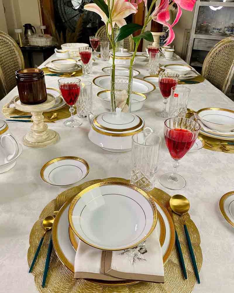 Noritake Signature Gold - 98 Pieces Dinner set