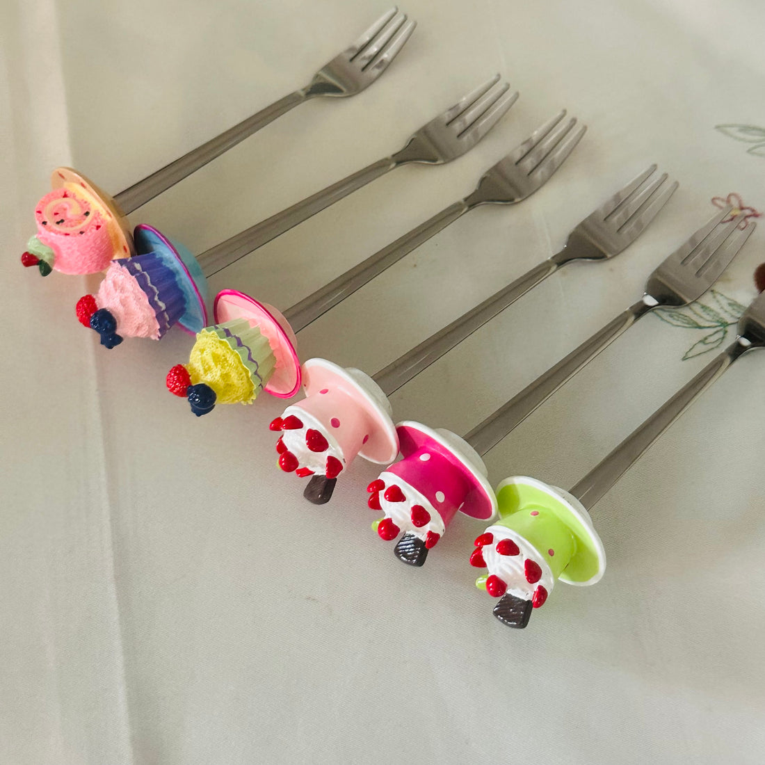 “Whimsical Tea Party” Fork Set