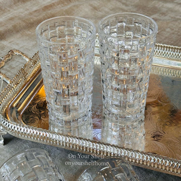 Imperial Lattice Glasses – (Set of Six/400ml/Full Glass)