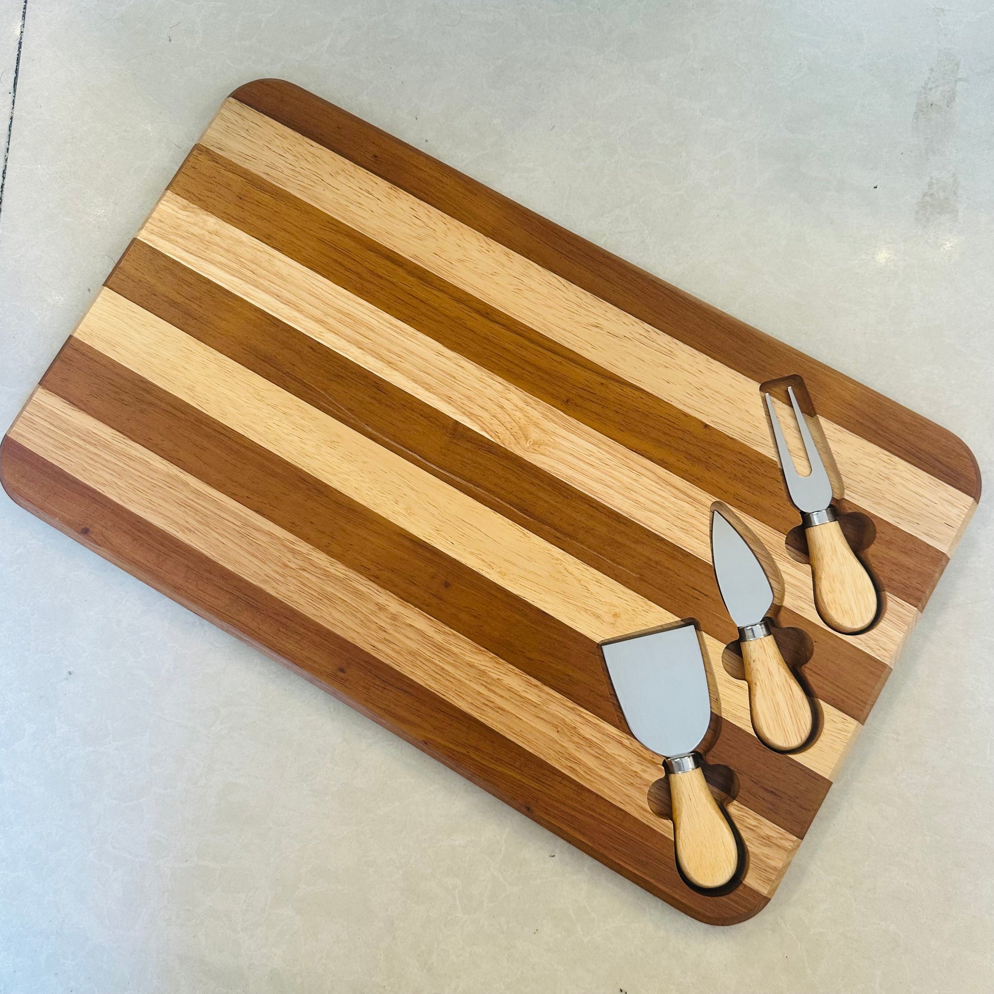 Rustic Harmony Cheese Board Set