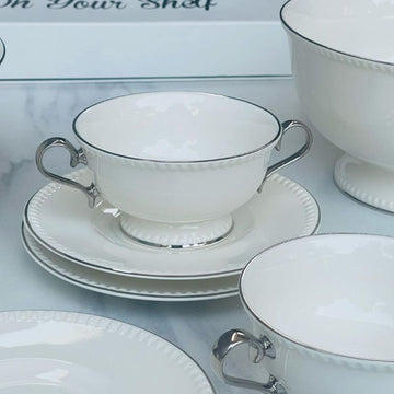 Soup Set Delilah Luxe Silver