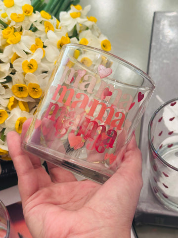 A Little Love Note in Glass -Mama Love