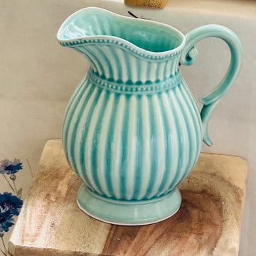 Teal Cottage Jug
