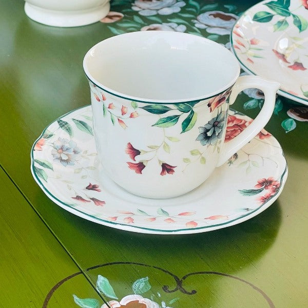 Summer Blossom Porcelain (24 piece tea set)