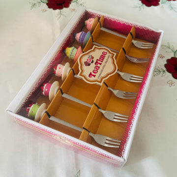 “Whimsical Tea Party” Fork Set