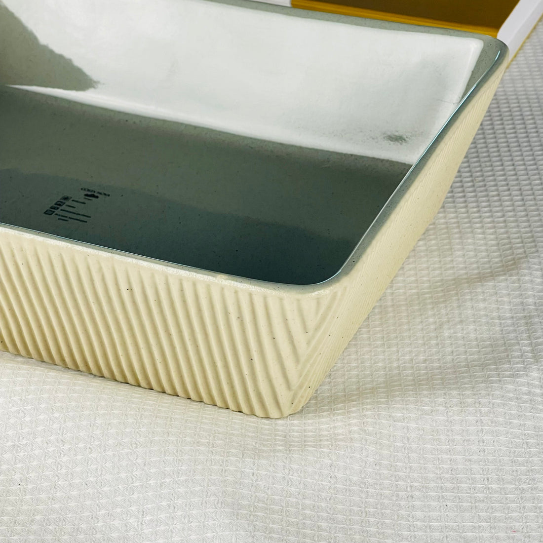 Pasabahce Lane Ceramic Ovenware Green/Cream