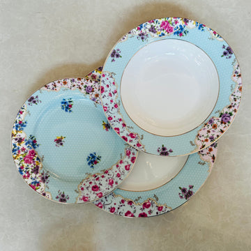 Summer Blue Breakfast Set (20 Pieces)