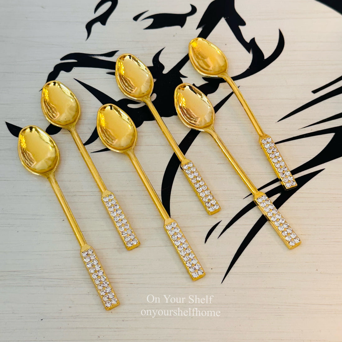 Golden Glimmer Tea Spoons