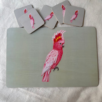 Birdsong Blush Table Mat (Set Of Six)
