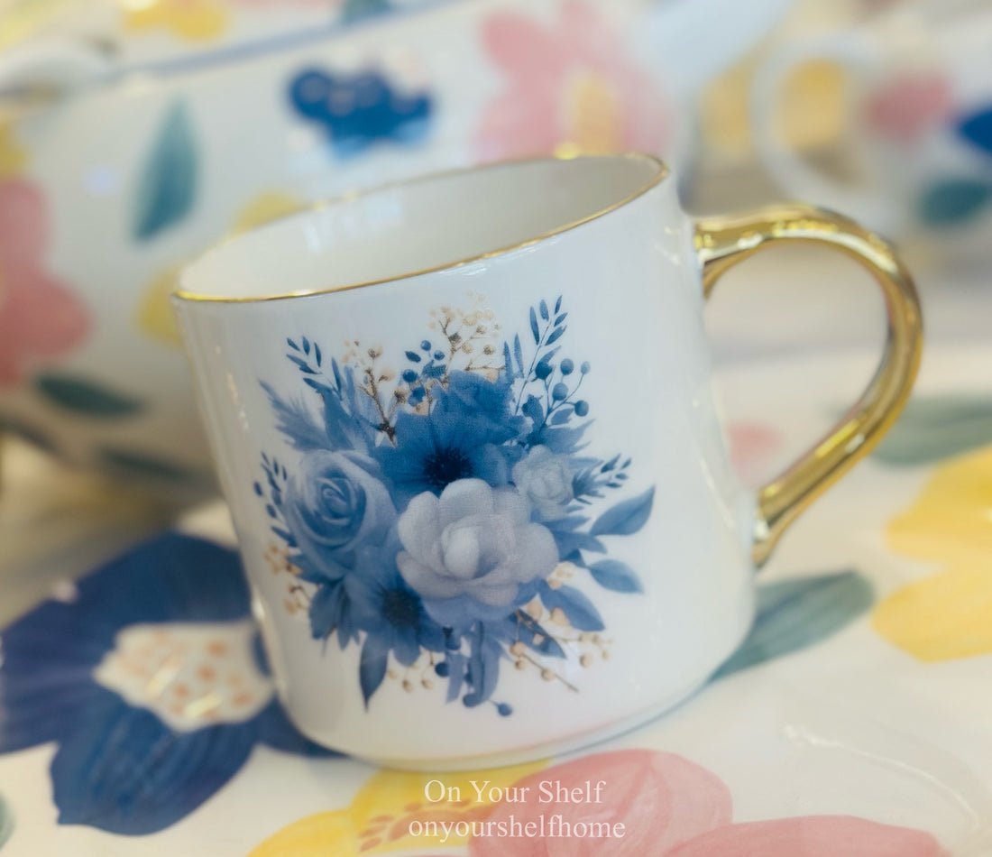 Sapphire Petal Edit (Set Of Four/Single Piece)