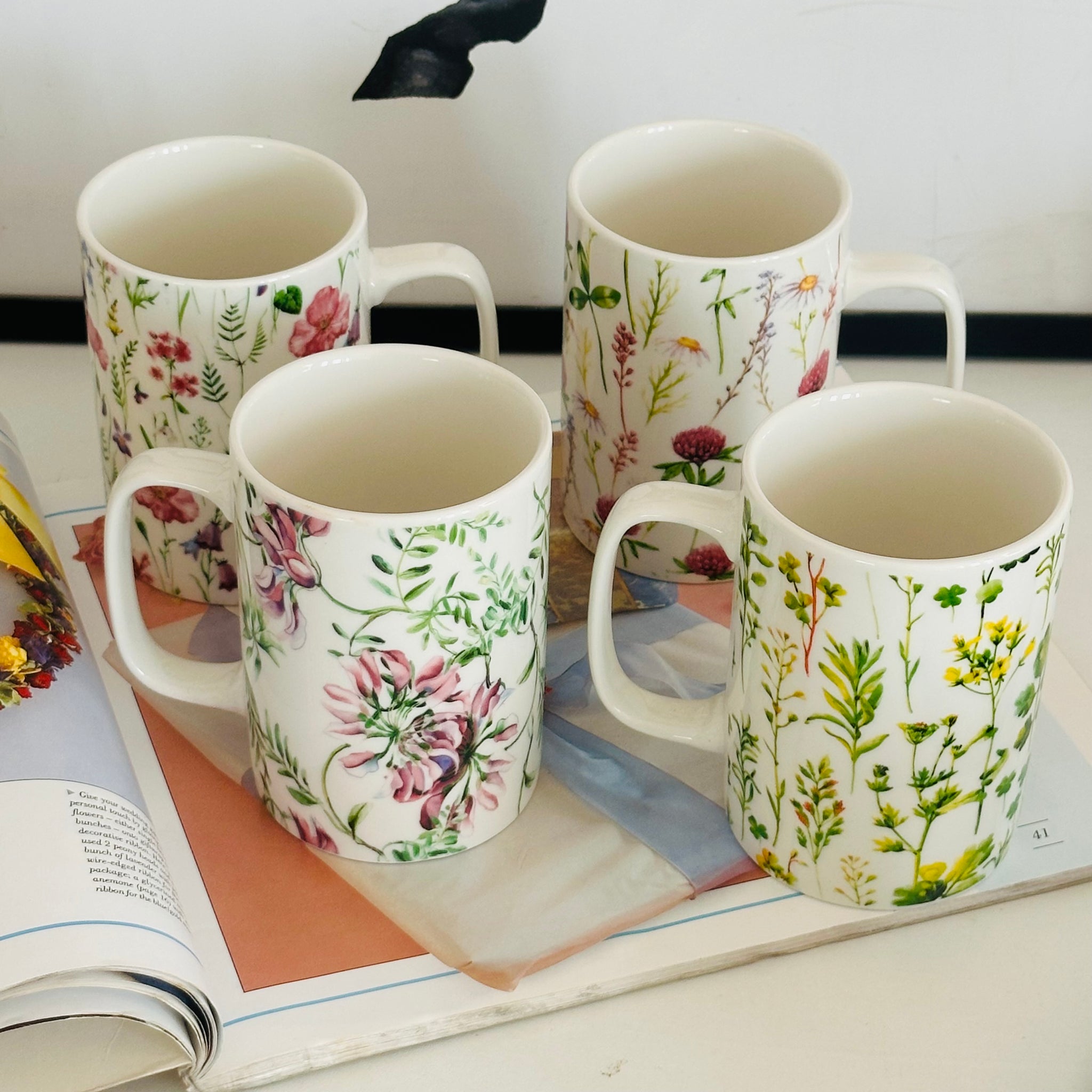 The WonderLand Mugs (Set Of Four)