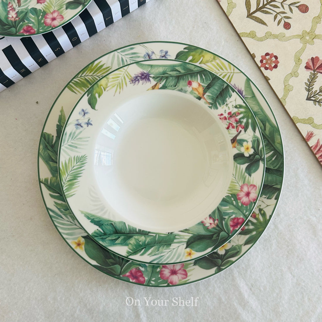 Rainforest Reverie Plate Set (18 Piece Plate Set)