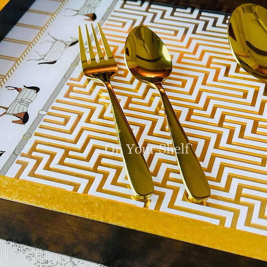 Cutlery Set Gold TDL-Teaspoons