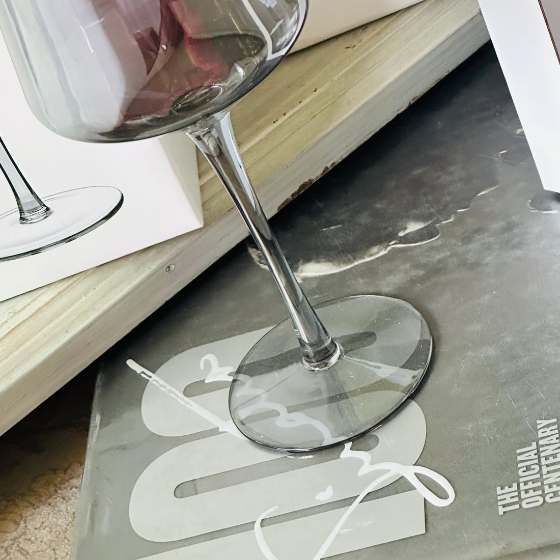 Charcoal Mist Goblets (Set of Four Glasses)