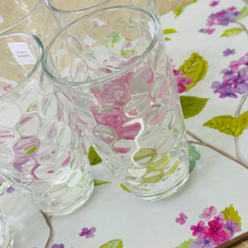 Bevelled Round Glasses (Set Of Six)