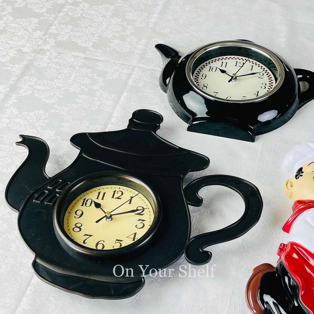 Kitchen Clock Small Teapot