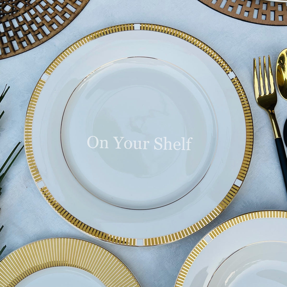 Angela Midas Gold (47 Piece Dinner Set)