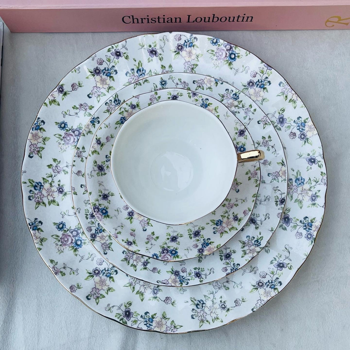 Spring Tea Sets Secret Garden Spring Floral (24 piece tea set)