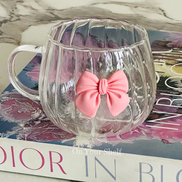 Little Pink Bow Charm Mug (Set Of Six)