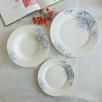 Serene Mist Plates (18 Piece Plate Set)