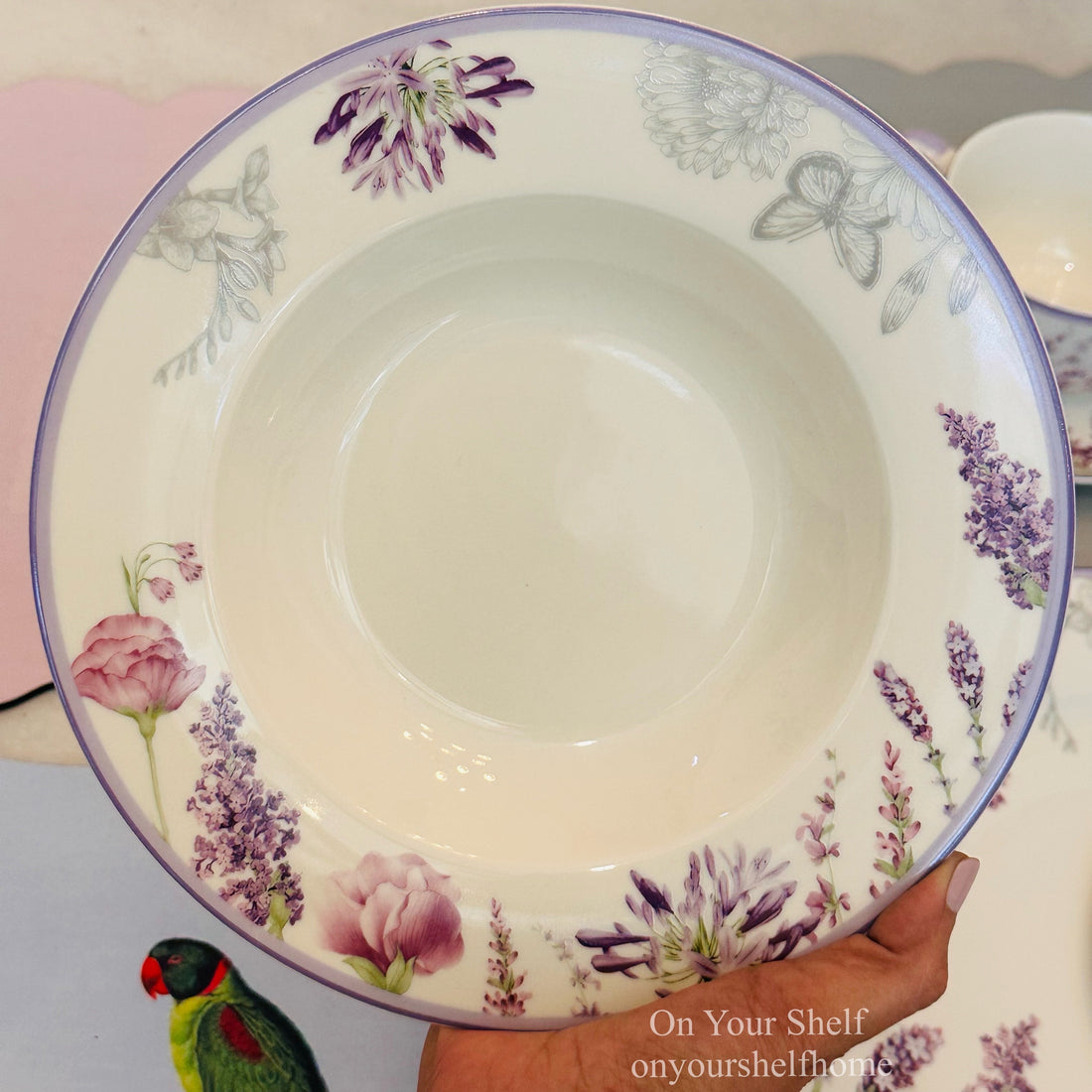 Lavender Meadow – 30 Piece Bone China Dinner & Tea Set