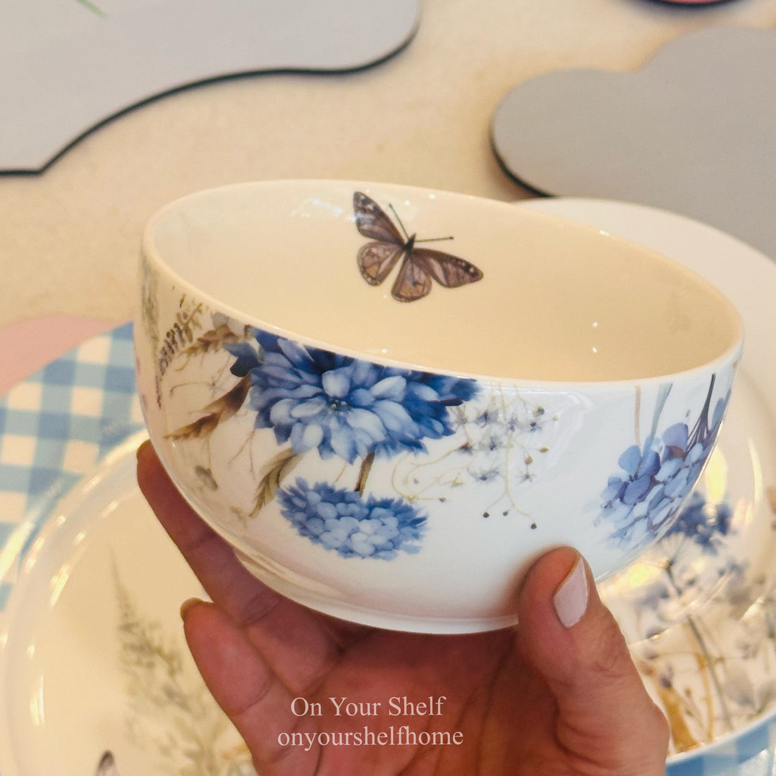 The Hydrangea Cottage Bloom (24 Piece Plate Set)