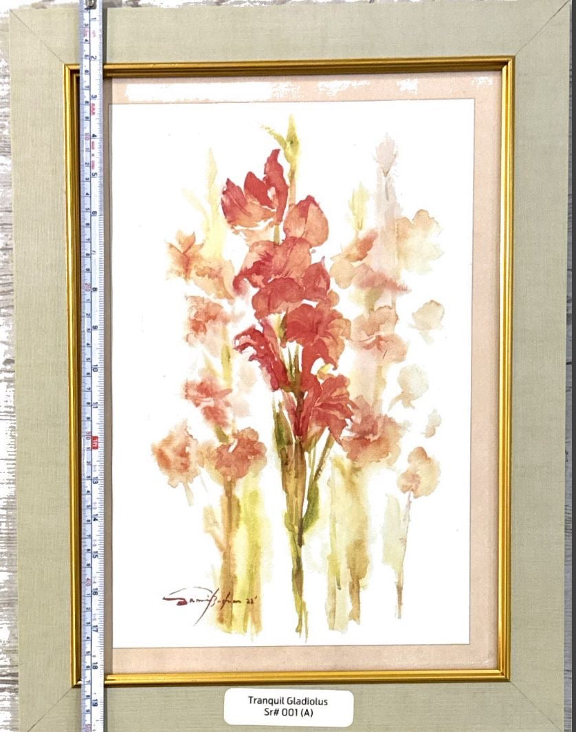 Tranquil Gladiolus

Original Watercolor Painting Print by Saima Malik  