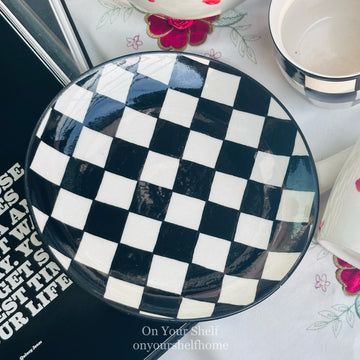 The Checkered Muse Quater Plate (Single Plate)