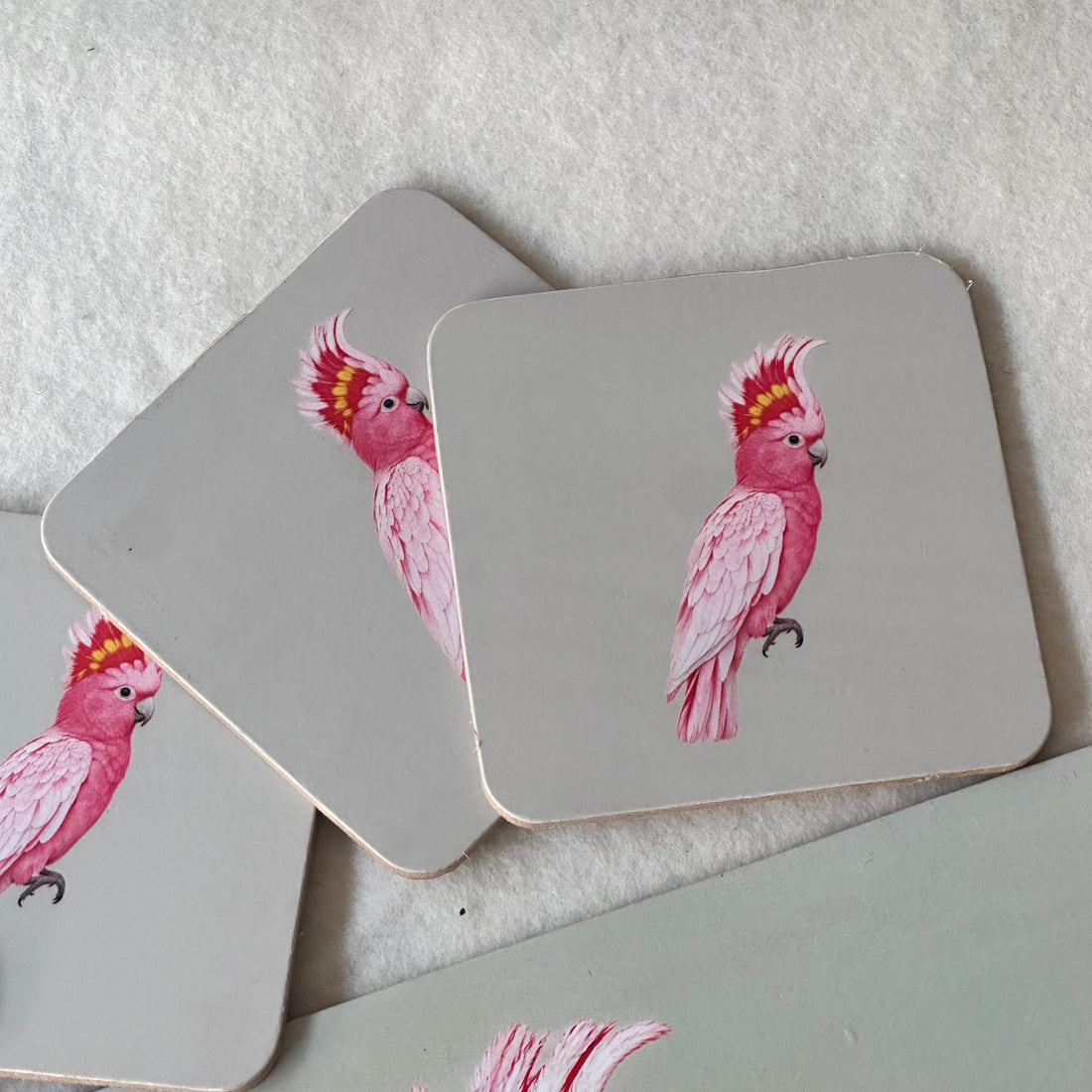 Birdsong Blush Coasters (Set Of Six)