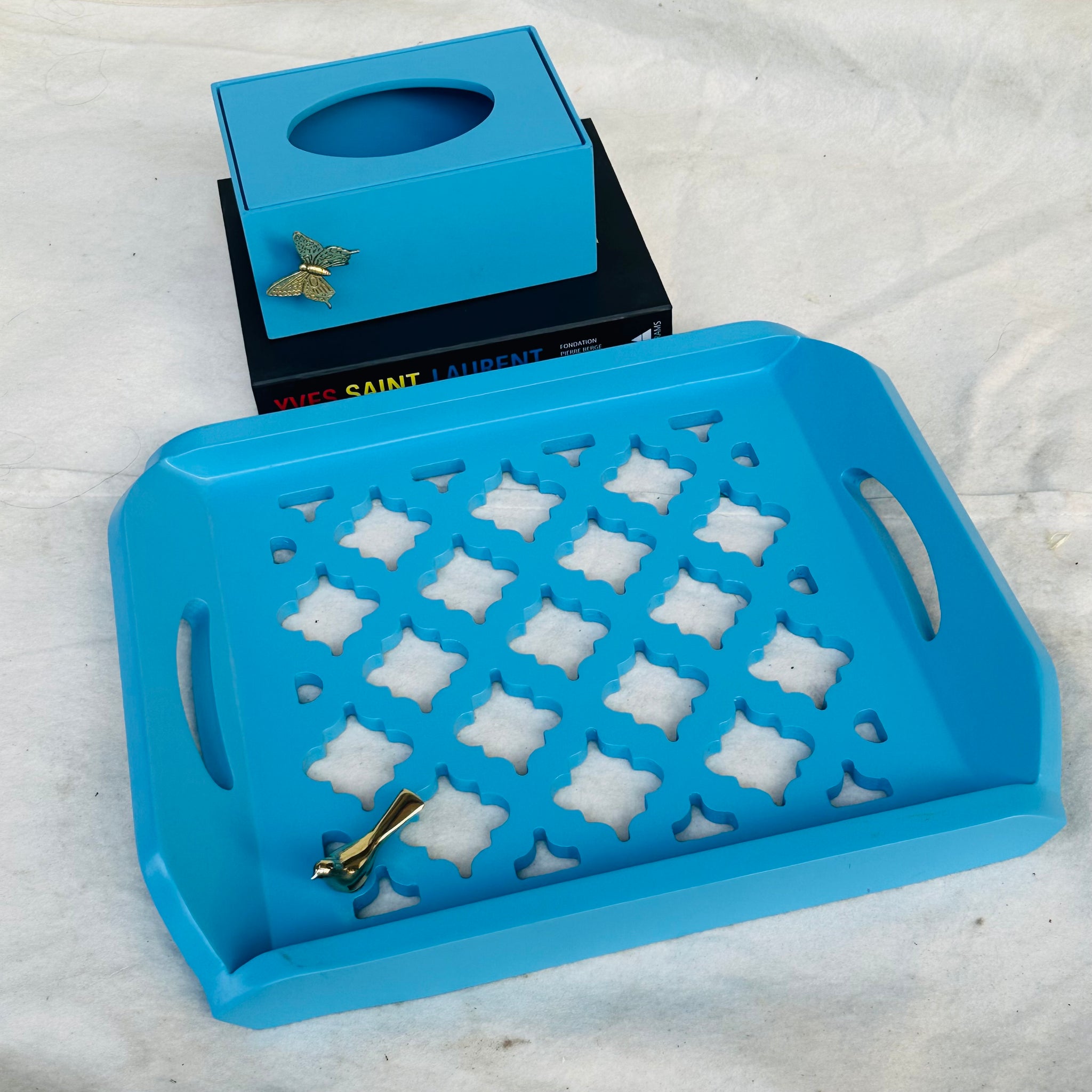 Blue Bird Whimsy Laser Cut Tray