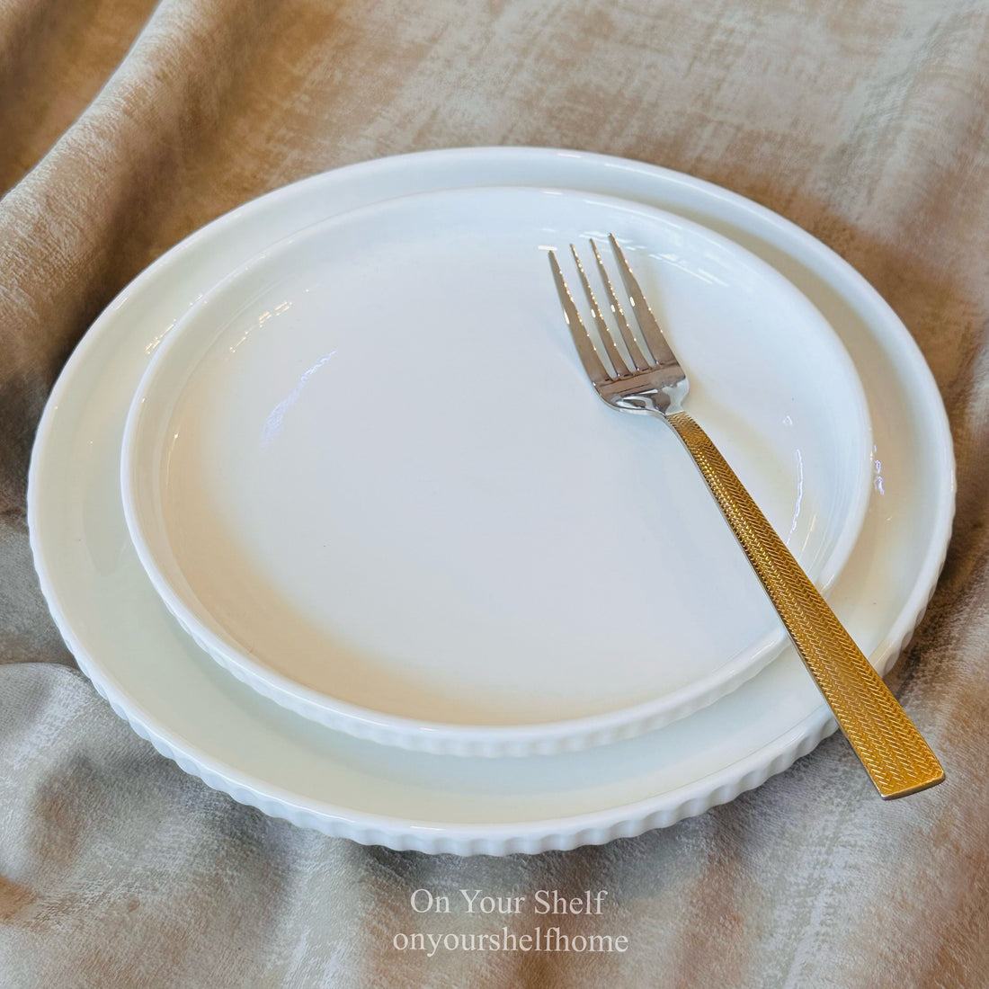 Porcelain Veil — 12 Pc Dinner Set