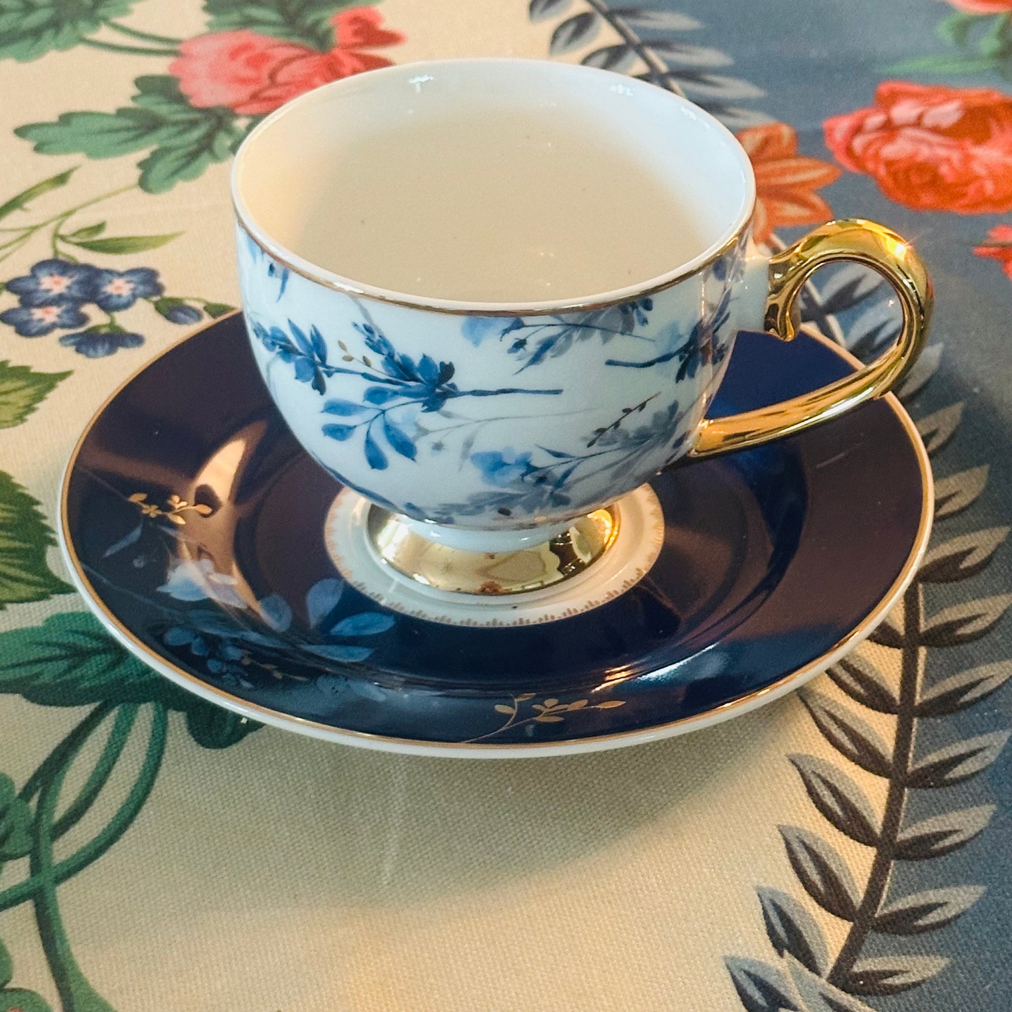 Blue Willow Serenade (Set Of Six Cups & Saucers)