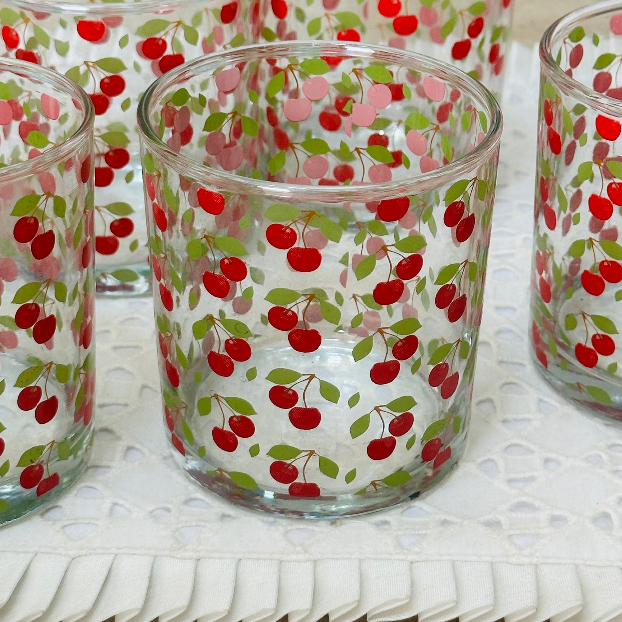 Cherry Glasses (Set Of Six)